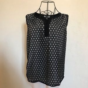 Roz & Ali hi-lo Dressbarn tank top! Size L EUC